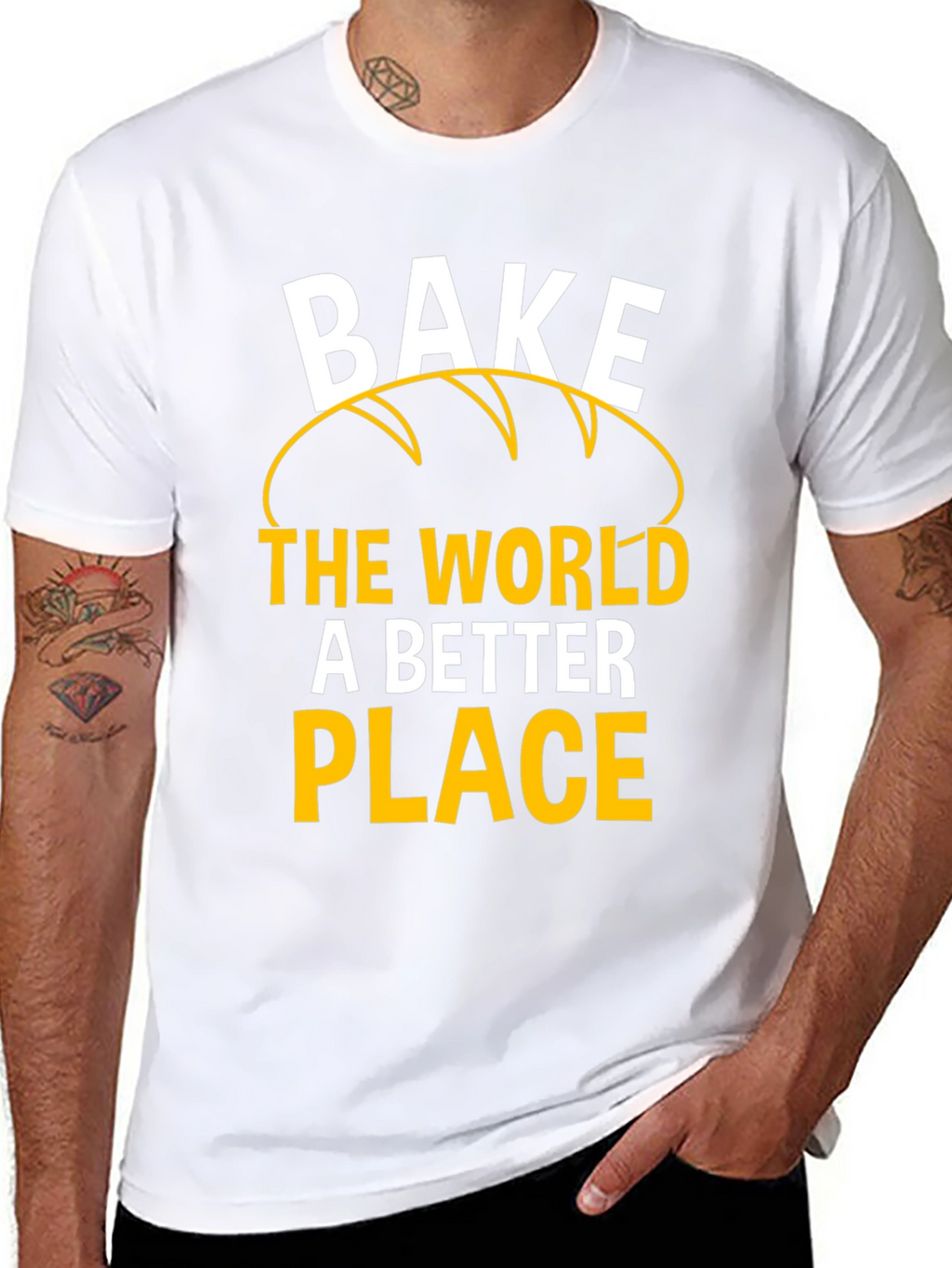Bake The World Better Place Graphic Tee