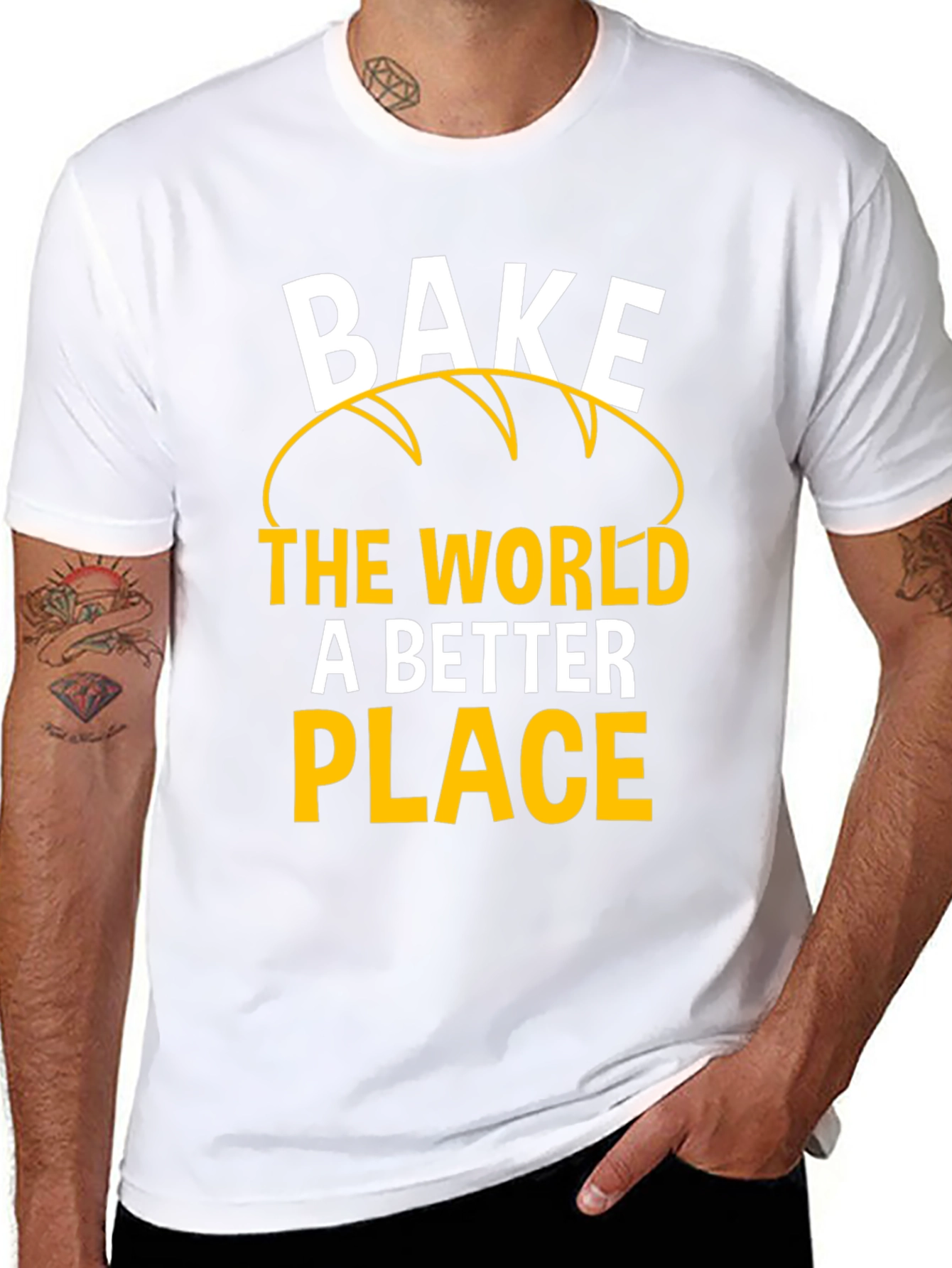 Bake The World Better Place Graphic Tee