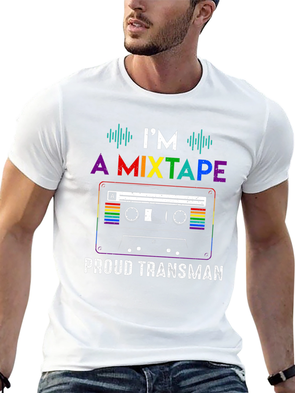 Proud Transman Mixtape Graphic T-Shirt