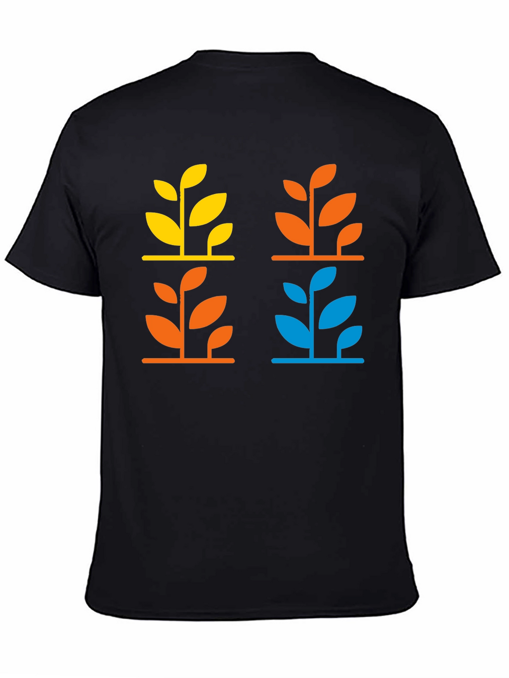 Modern Botanical Graphic T-Shirt