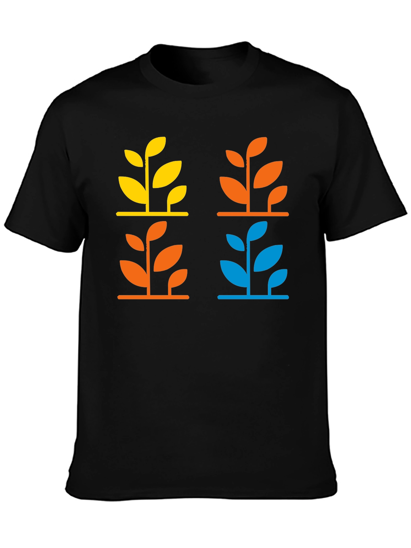 Modern Botanical Graphic T-Shirt