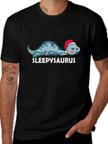Sleepysaurus T-Shirt - Cute Dinosaur Tee