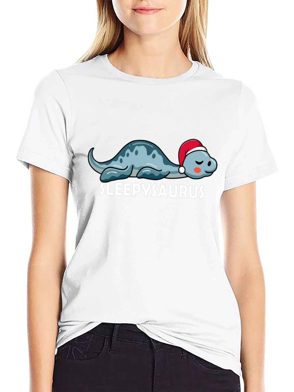 Sleepysaurus T-Shirt - Cute Dinosaur Tee