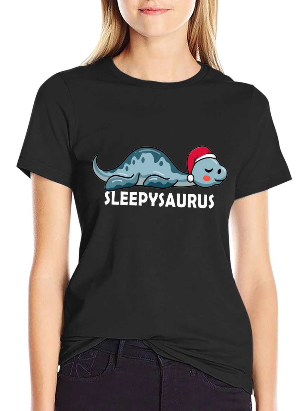 Sleepysaurus T-Shirt - Cute Dinosaur Tee