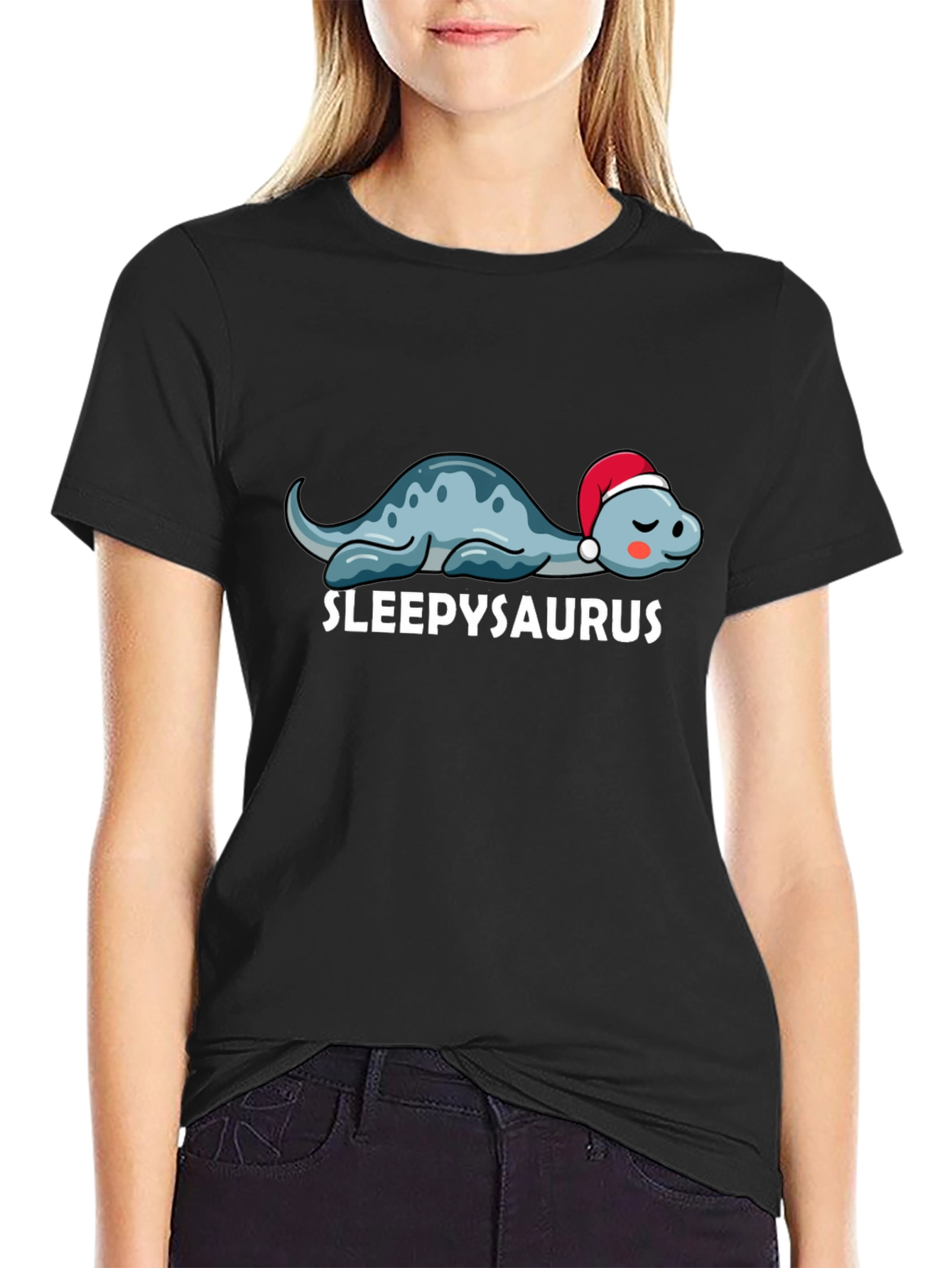 Sleepysaurus T-Shirt - Cute Dinosaur Tee