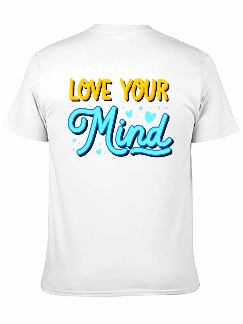 Love Your Mind Graphic T-Shirt - Black
