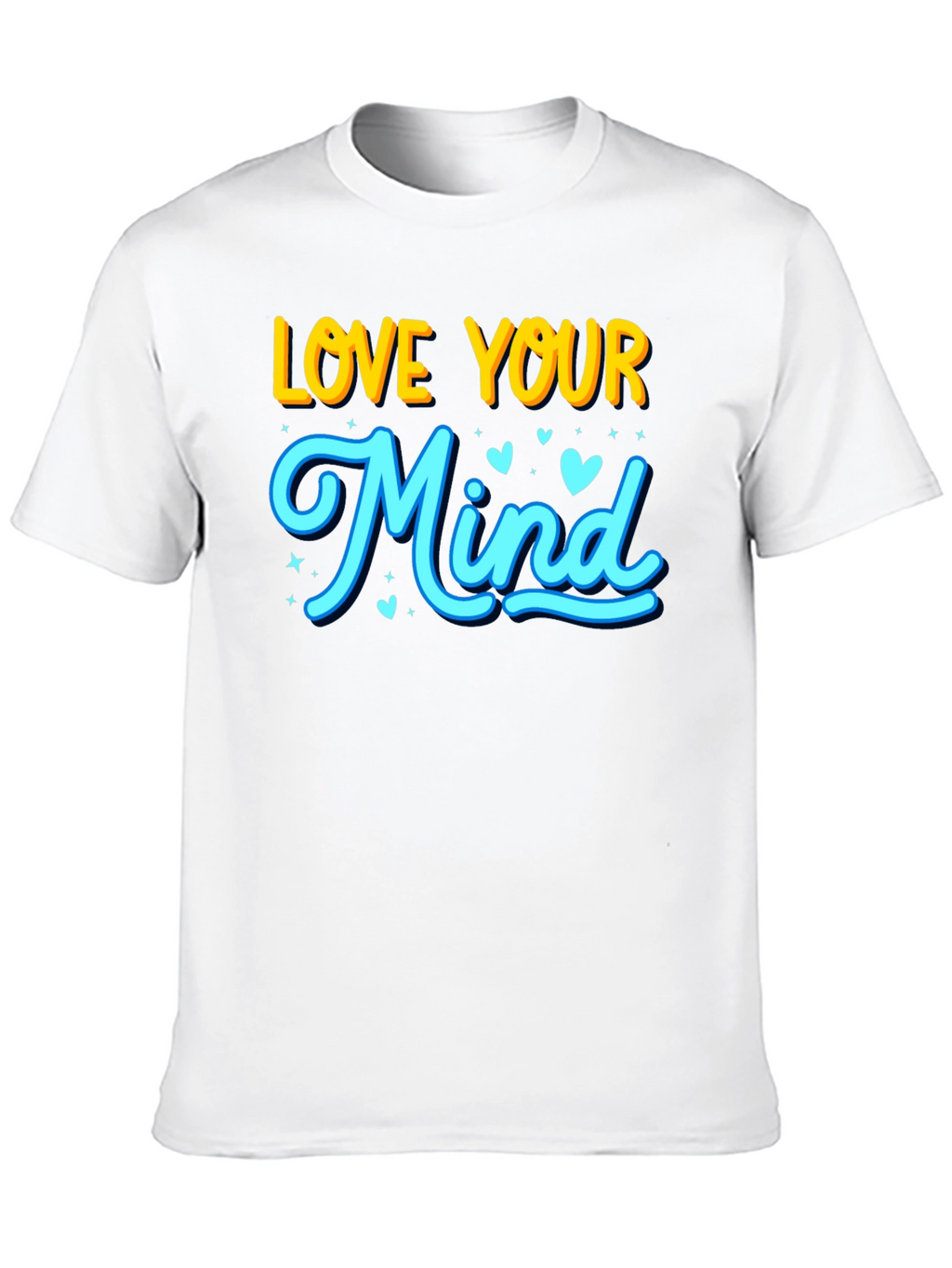 Love Your Mind Graphic T-Shirt - Black