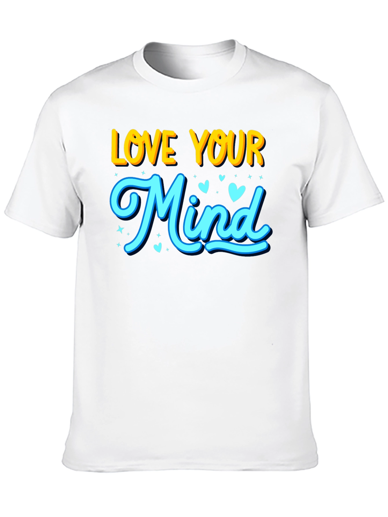 Love Your Mind Graphic T-Shirt - Black