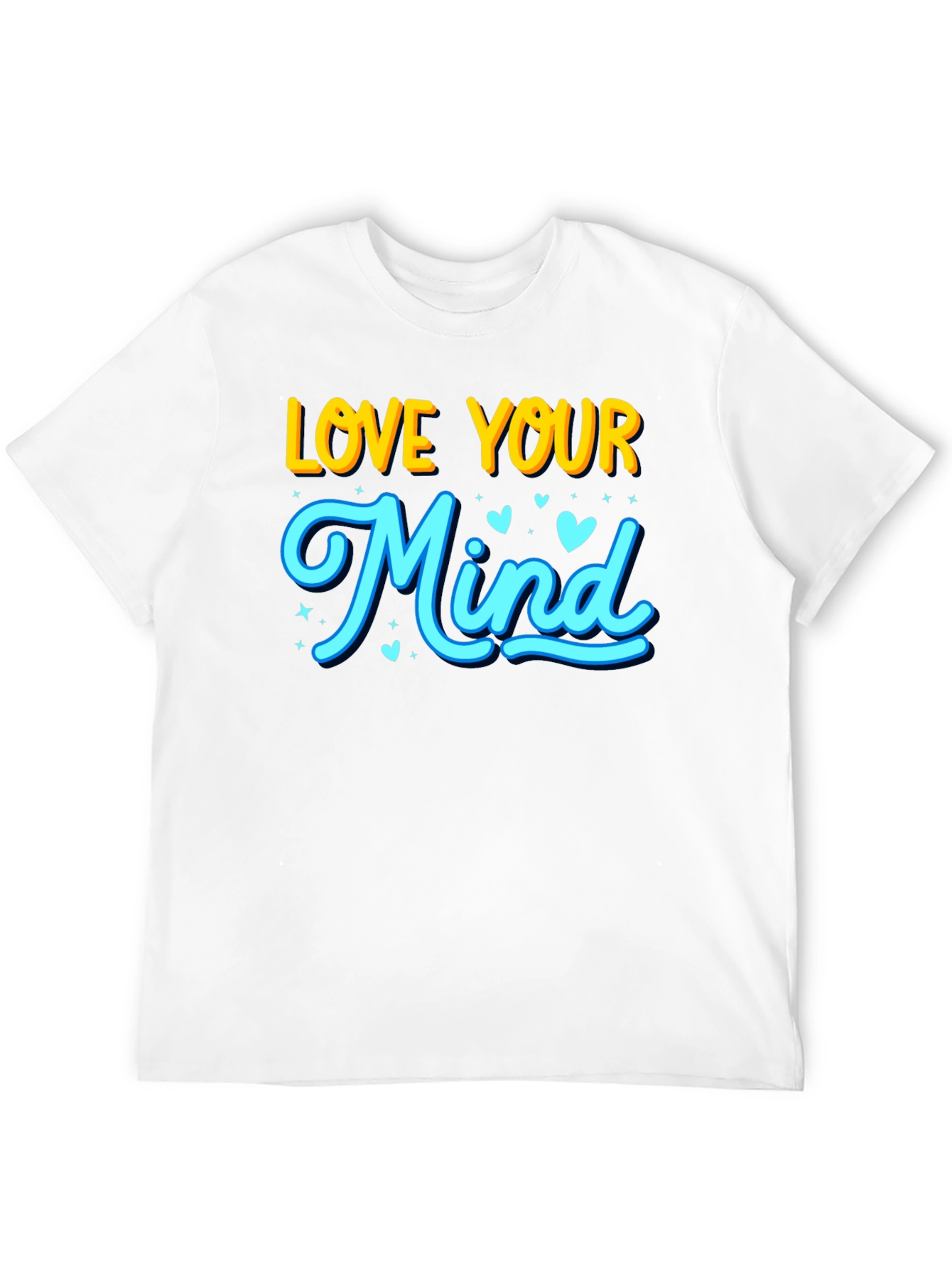 Love Your Mind Graphic T-Shirt - Black