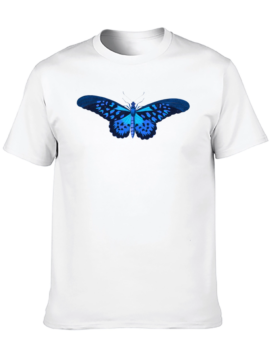 Butterfly Graphic Tee - Stylish Black Cotton T-Shirt