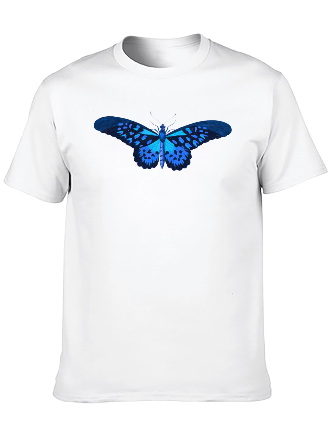 Butterfly Graphic Tee - Stylish Black Cotton T-Shirt