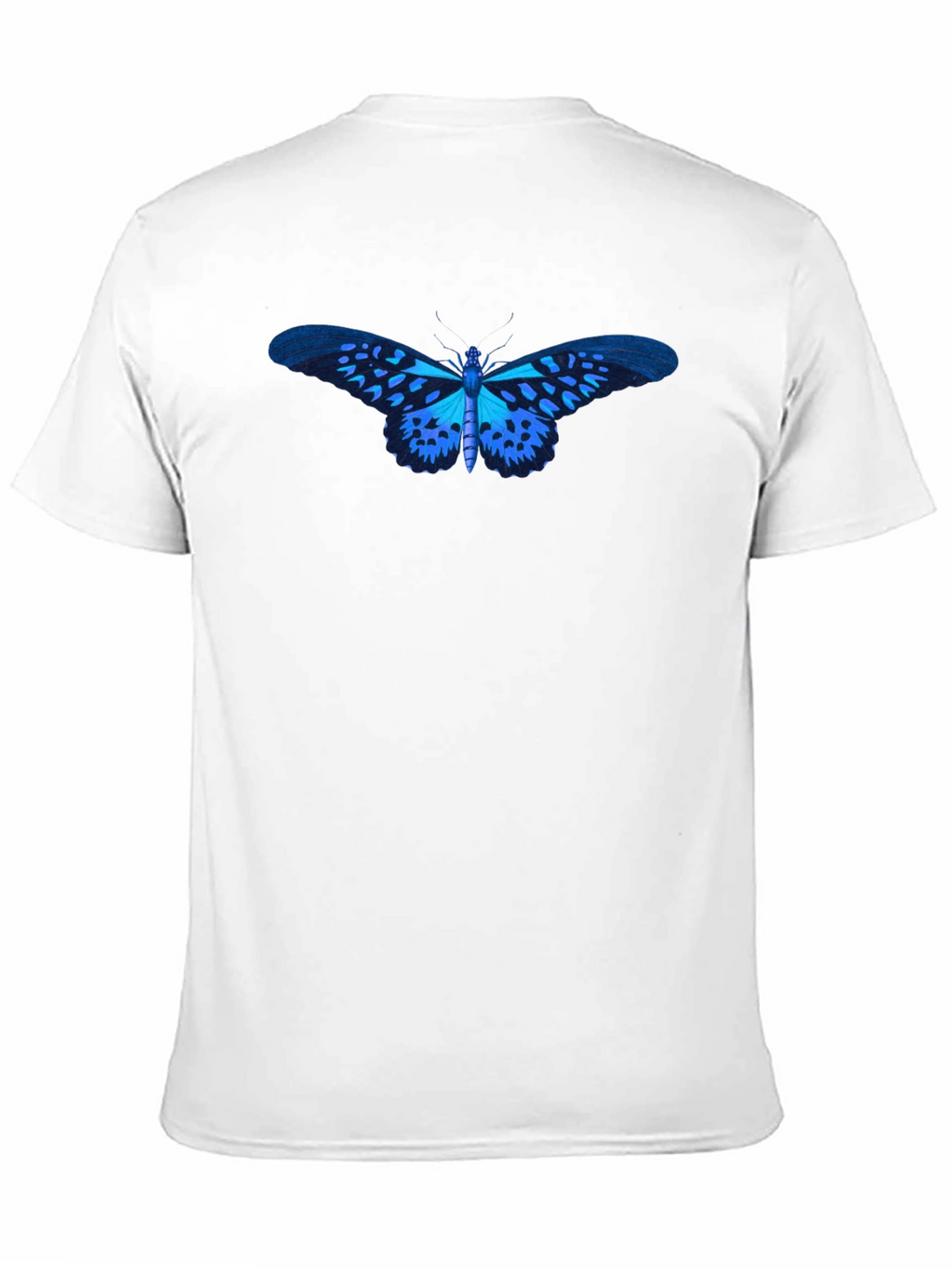 Butterfly Graphic Tee - Stylish Black Cotton T-Shirt