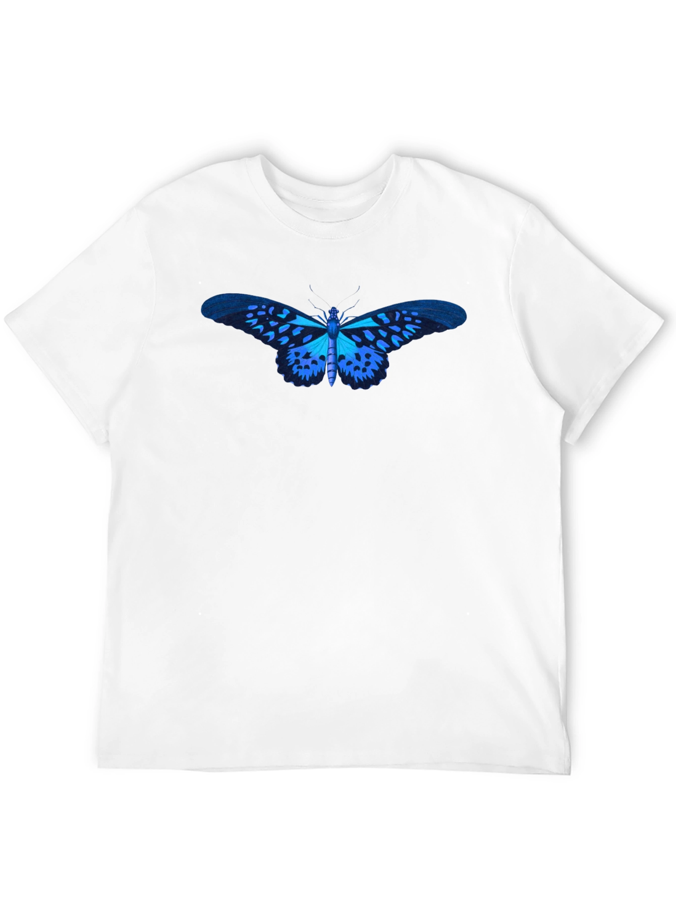 Butterfly Graphic Tee - Stylish Black Cotton T-Shirt