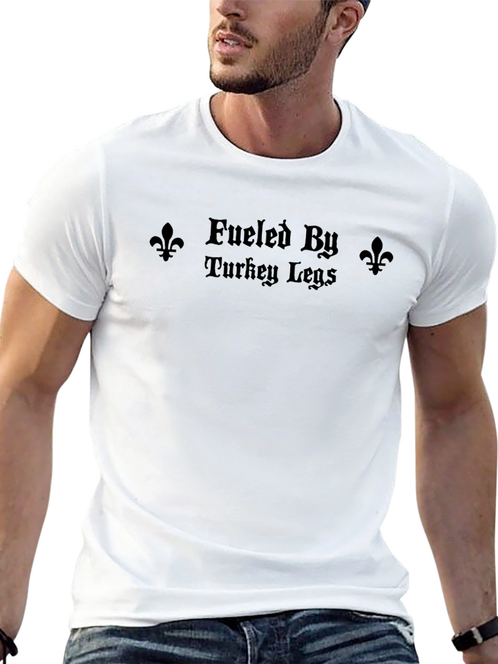 Fueled By Turkey Legs Black T-Shirt