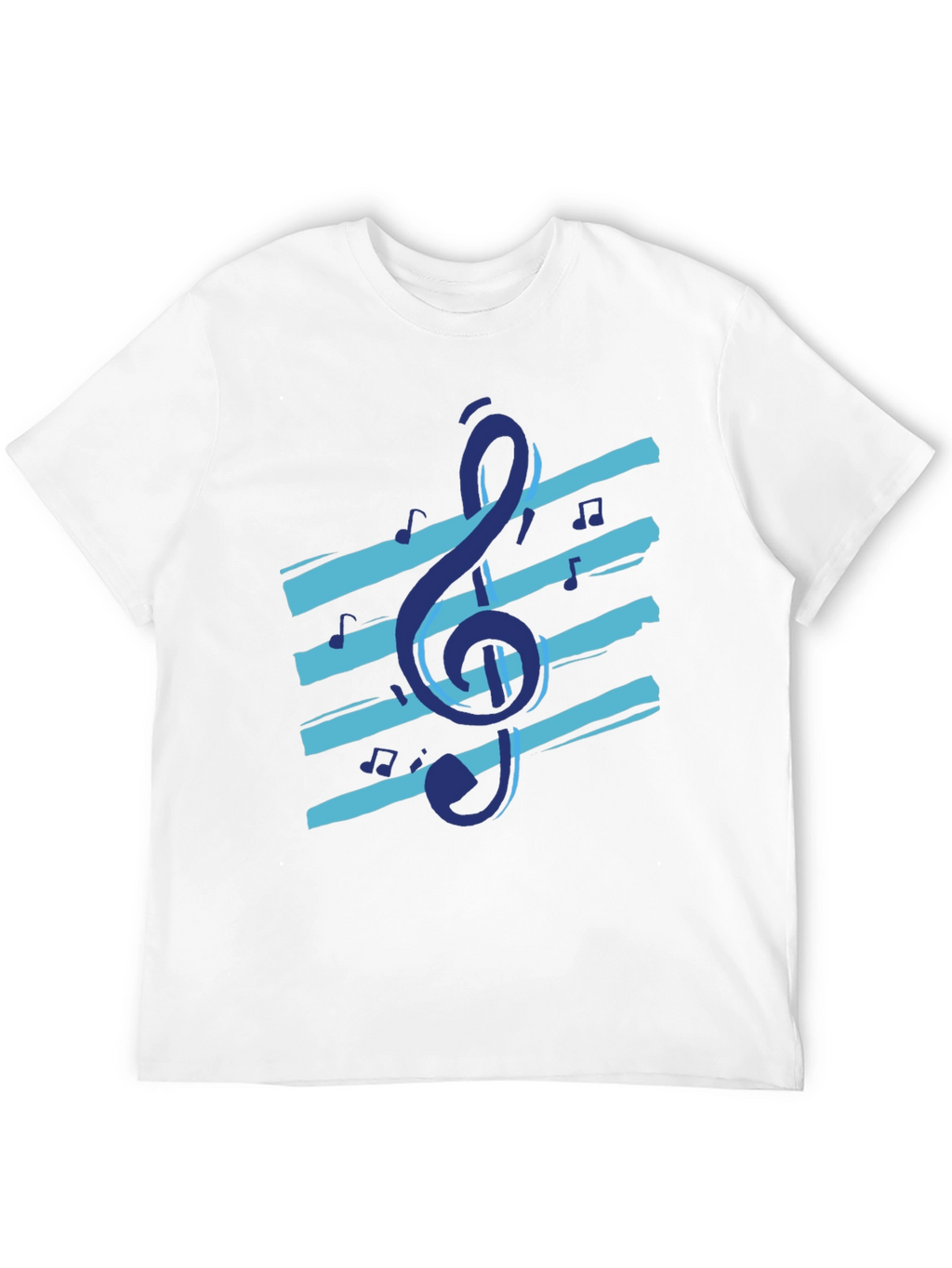Music Note Graphic Tee - Cool Casual Design
