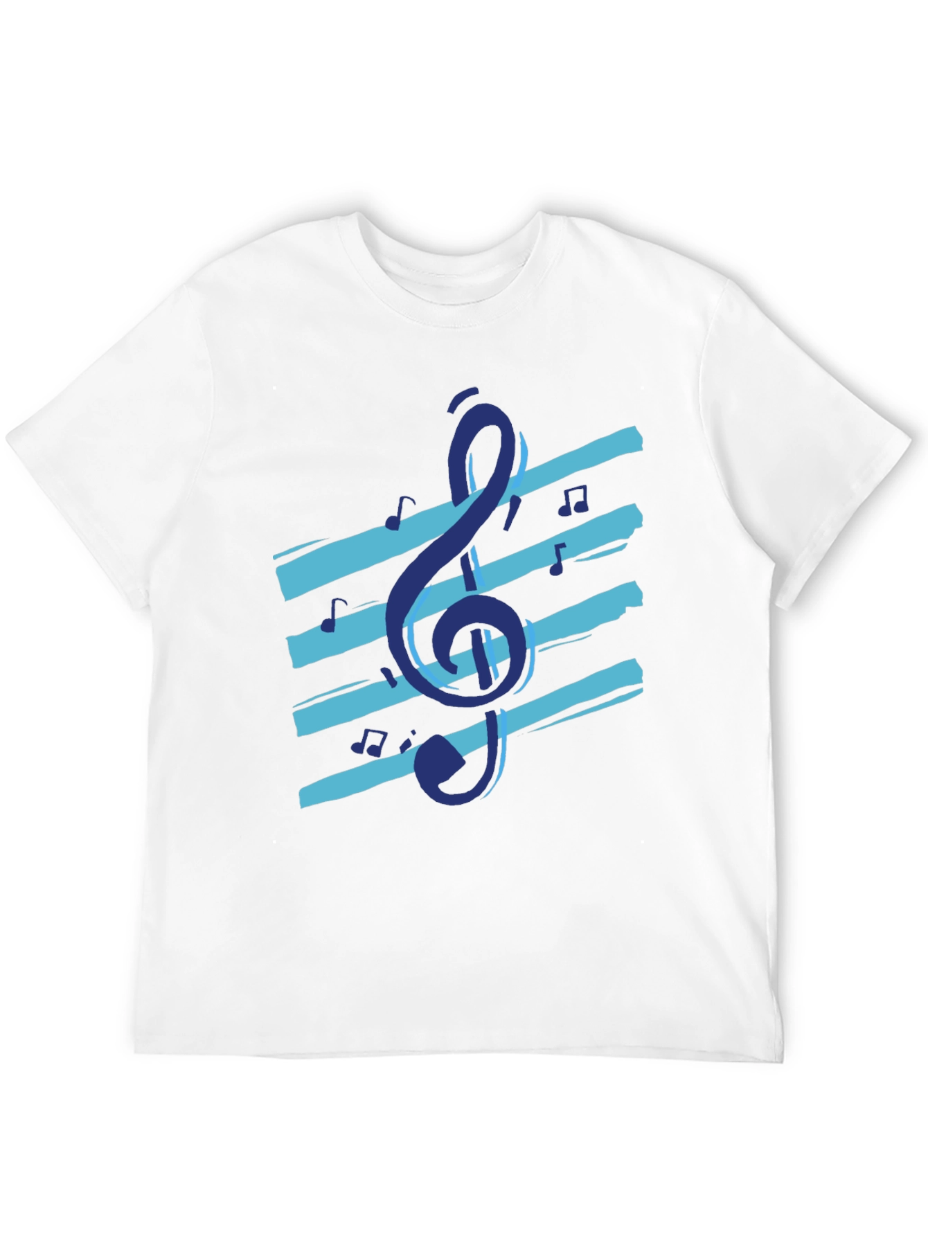 Music Note Graphic Tee - Cool Casual Design
