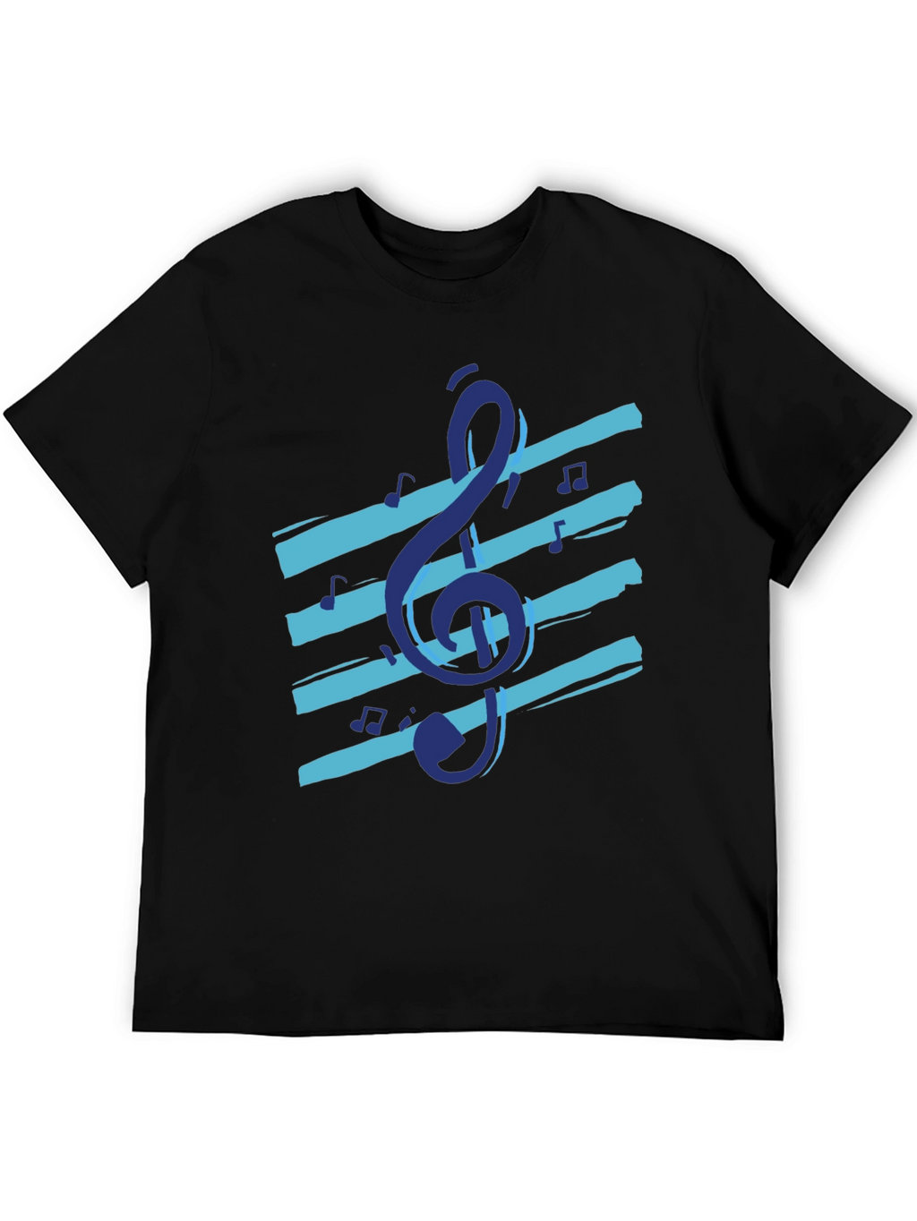 Music Note Graphic Tee - Cool Casual Design