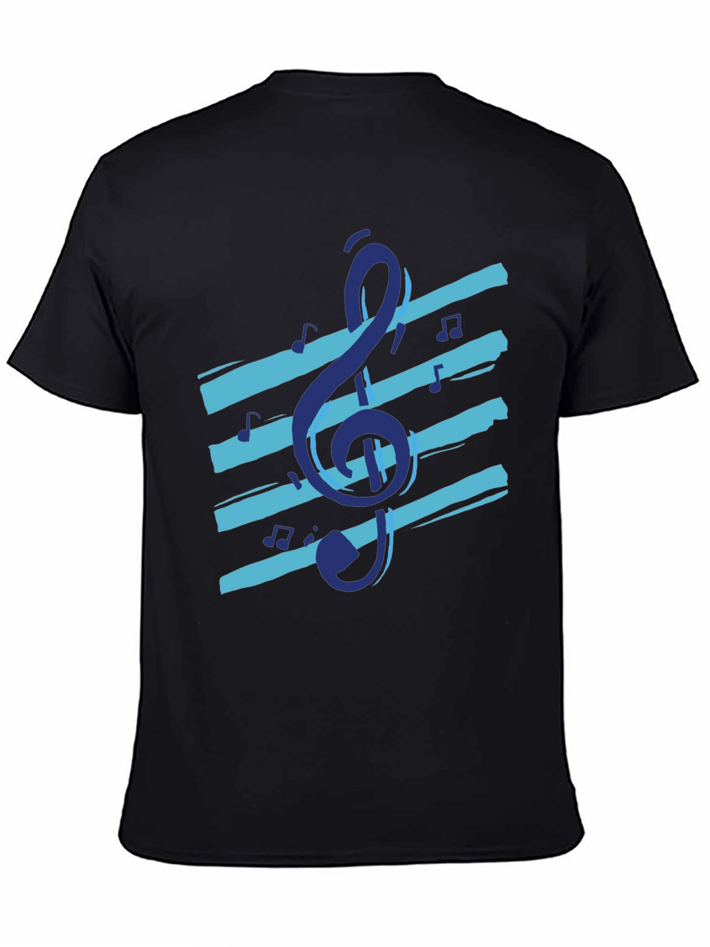 Music Note Graphic Tee - Cool Casual Design