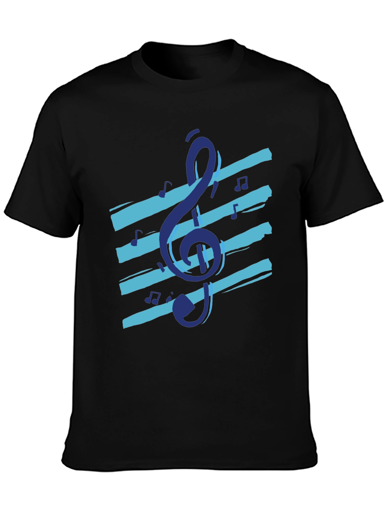 Music Note Graphic Tee - Cool Casual Design