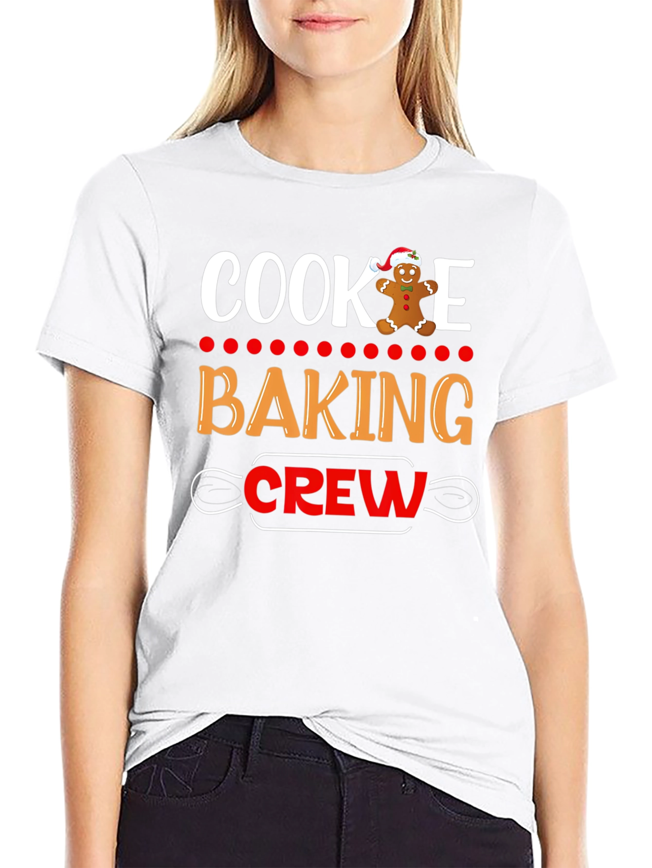 Cookie Baking Crew Christmas Holiday T-Shirt
