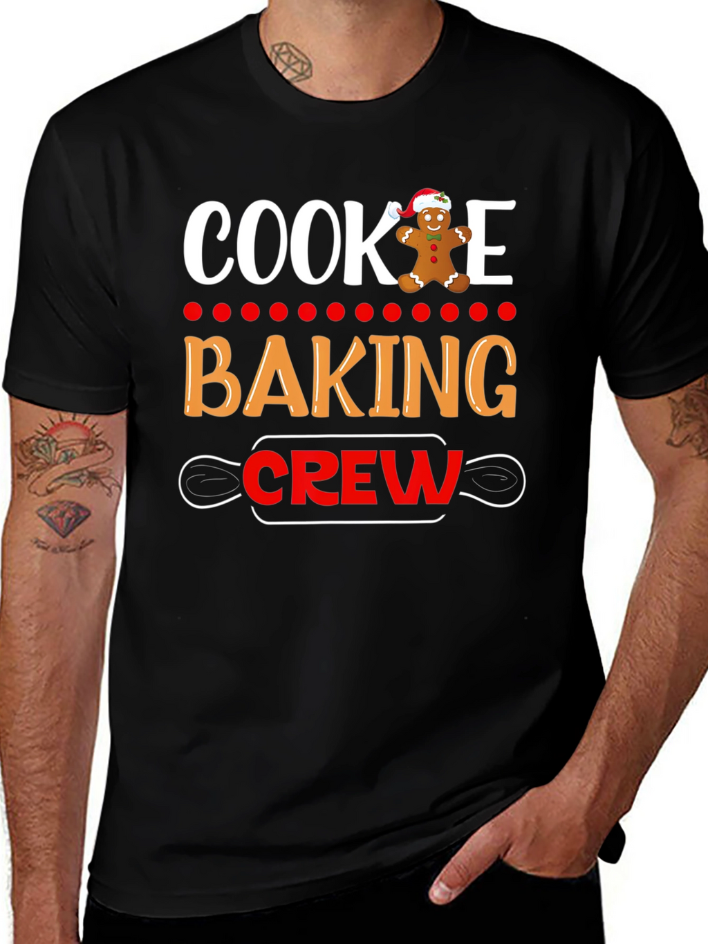 Cookie Baking Crew Christmas Holiday T-Shirt