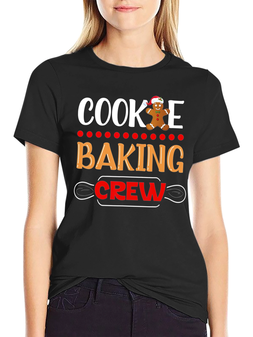 Cookie Baking Crew Christmas Holiday T-Shirt