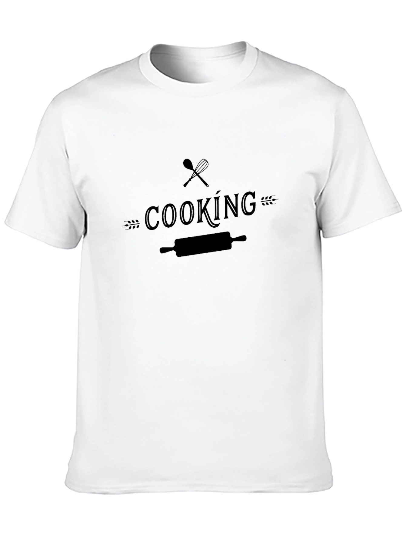 Cooking T-Shirt Spoon & Rolling Pin Graphic Tee