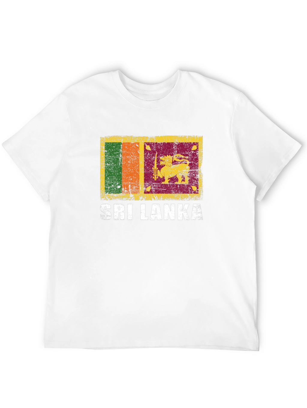 Sri Lanka Flag Graphic T-Shirt