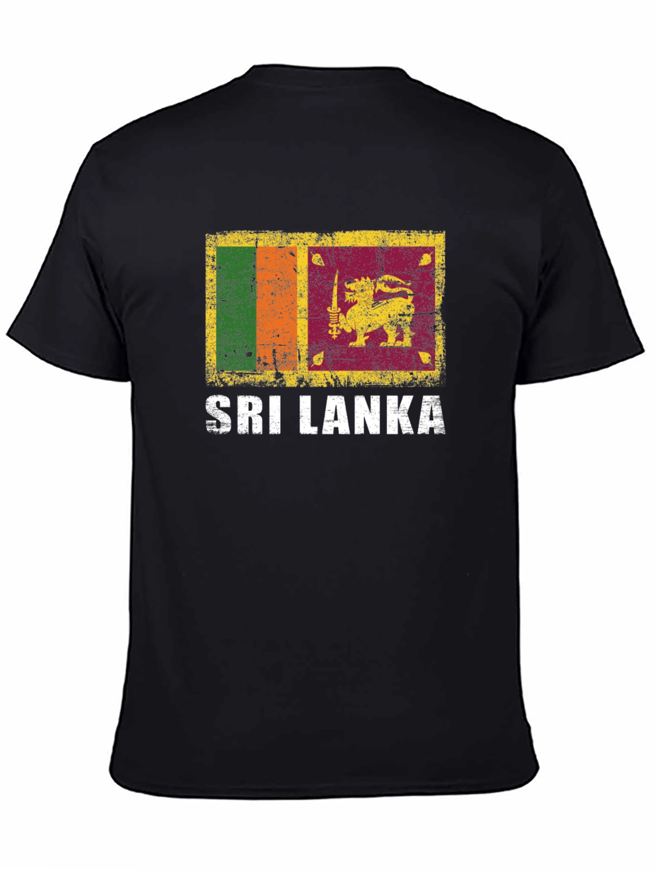 Sri Lanka Flag Graphic T-Shirt