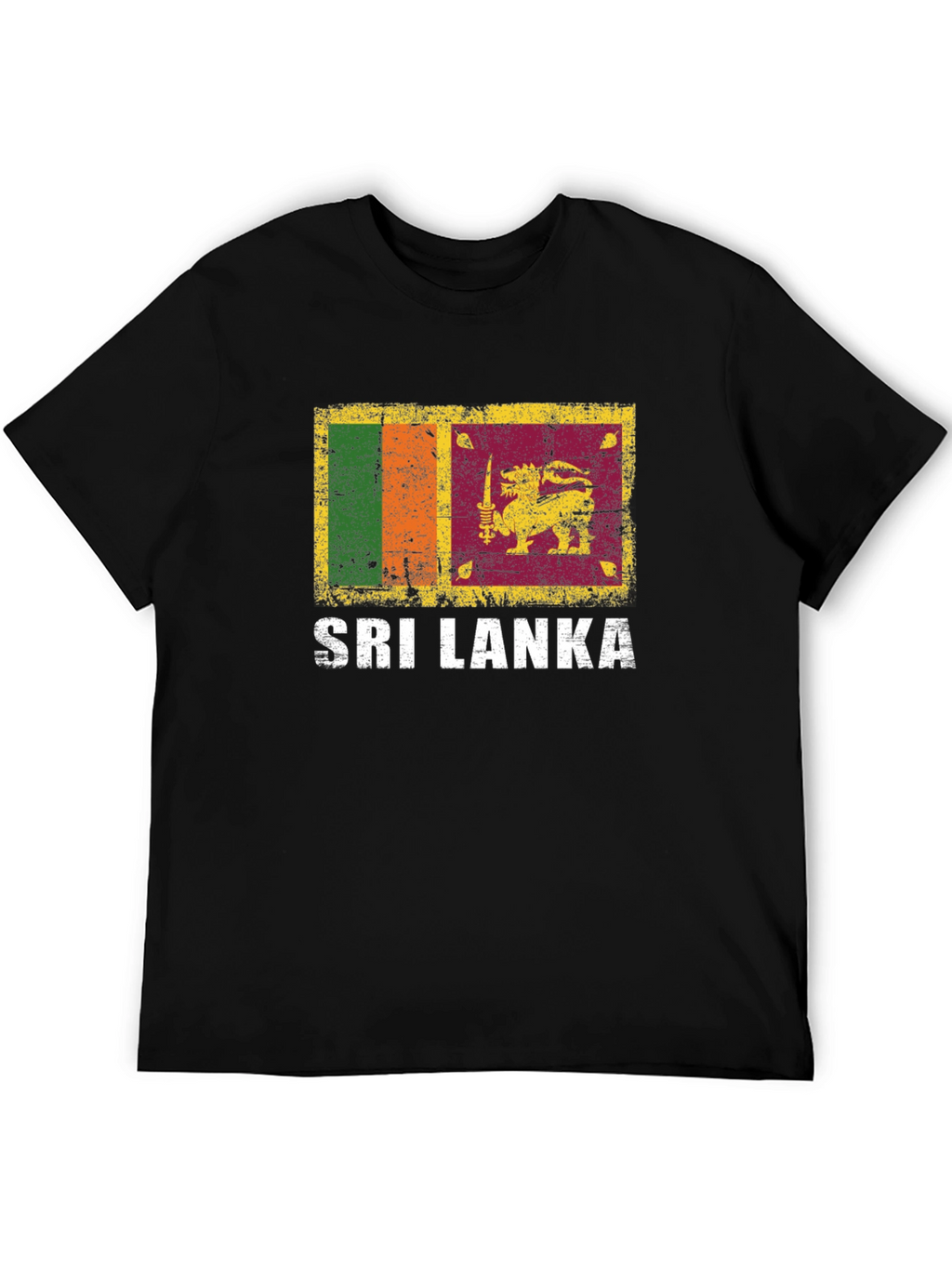 Sri Lanka Flag Graphic T-Shirt