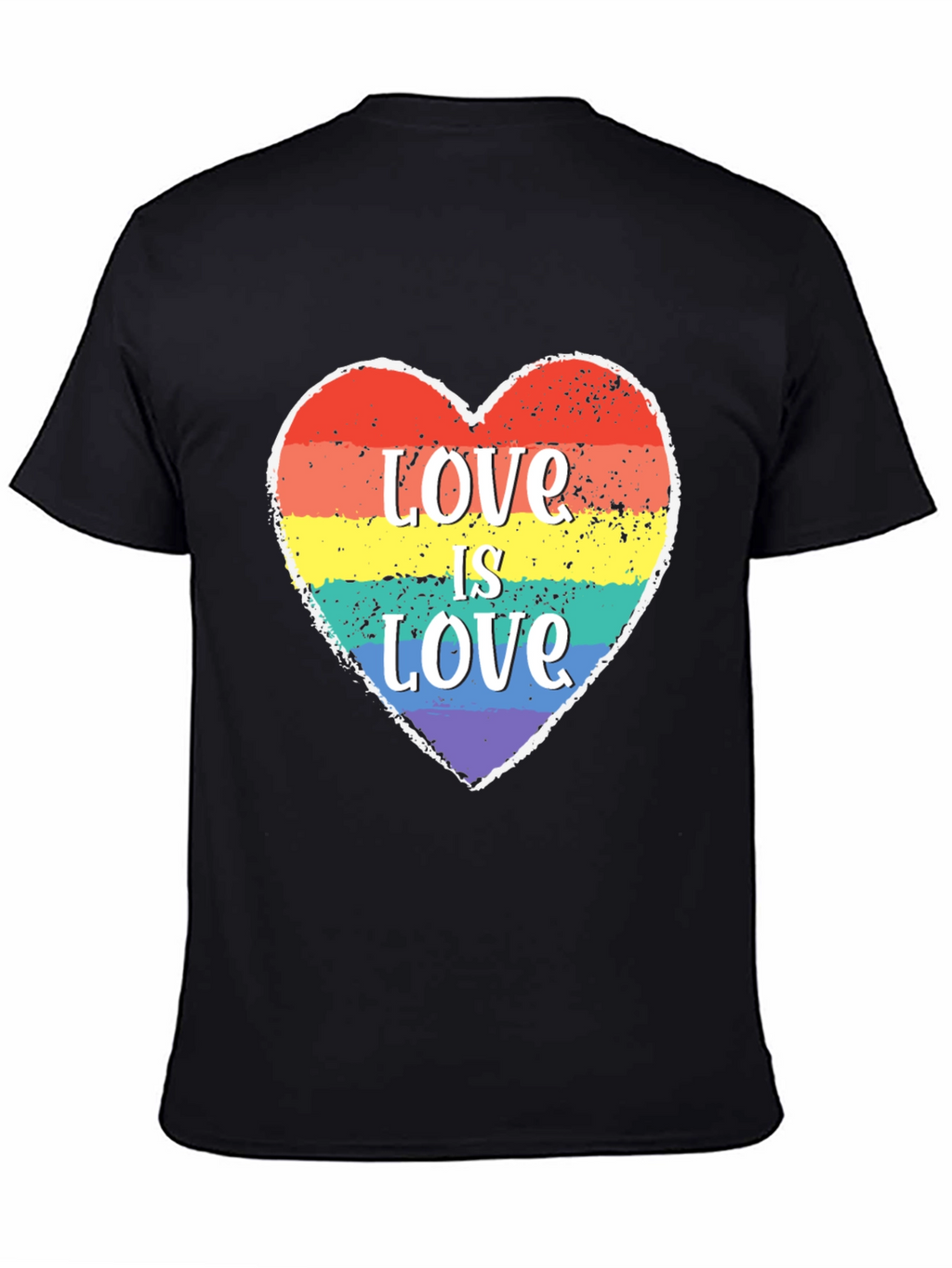 Love Is Love LGBTQ+ Heart Graphic Tee
