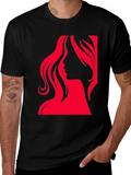 Silhouette Woman Graphic T-Shirt - Stylish & Bold