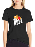 Nope Dog T-Shirt - Funny Graphic Tee
