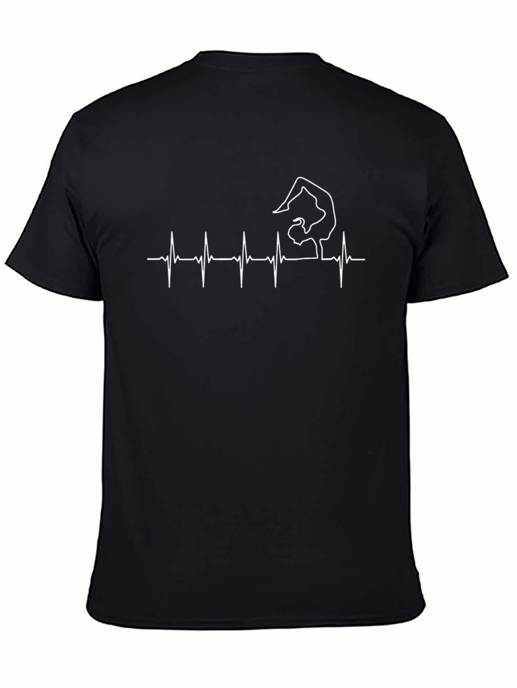 Yoga Heartbeat Tee - Black