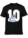 Kids Birthday T-Shirt: Unicorn Number 10
