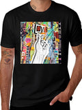 Abstract Love Graphic Tee