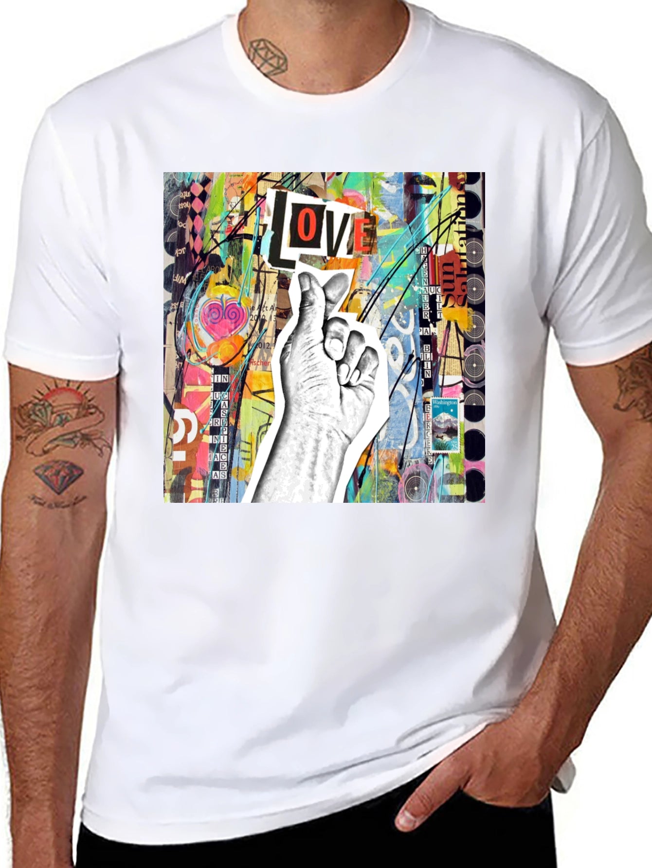 Abstract Love Graphic Tee