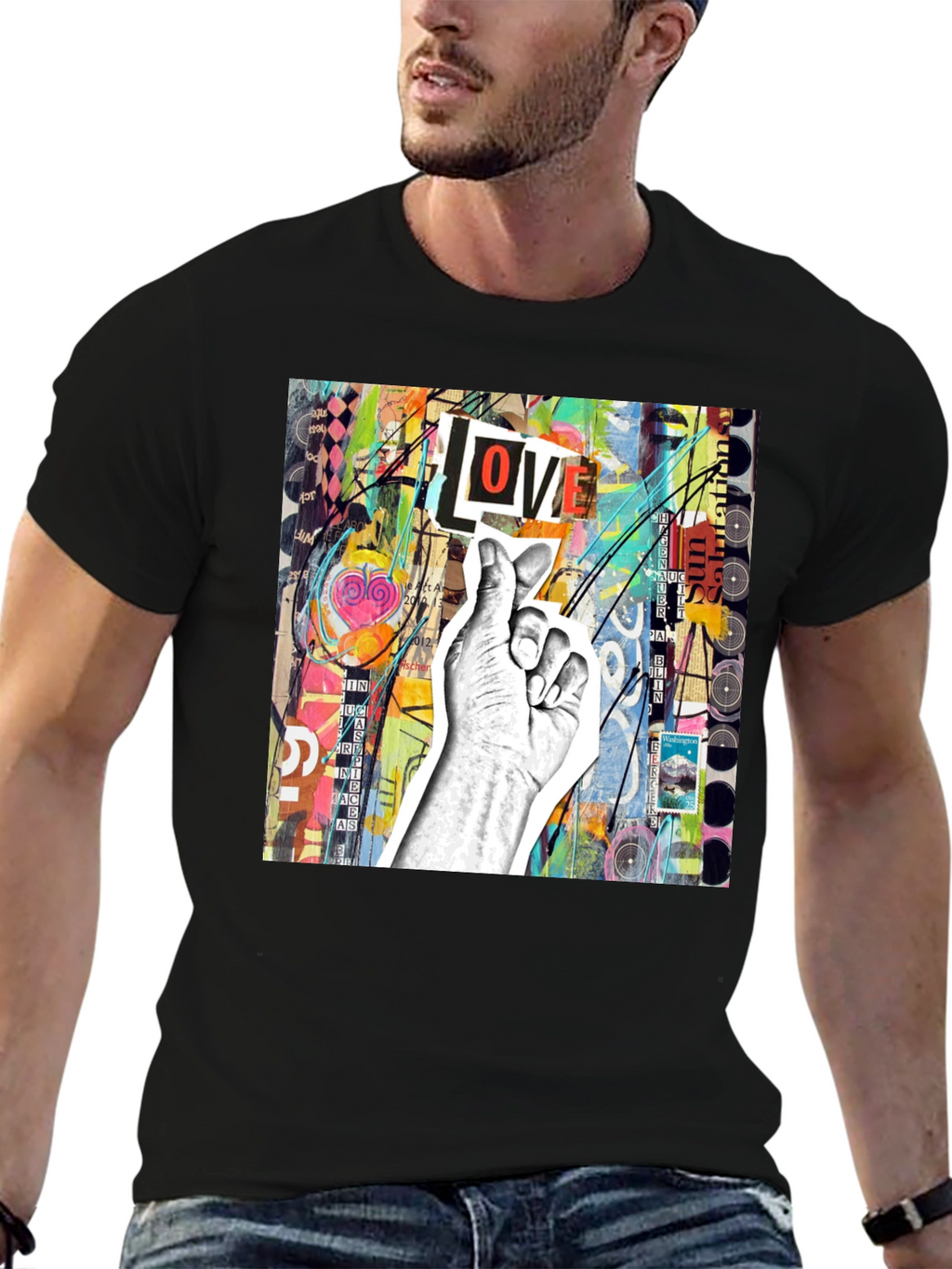 Abstract Love Graphic Tee