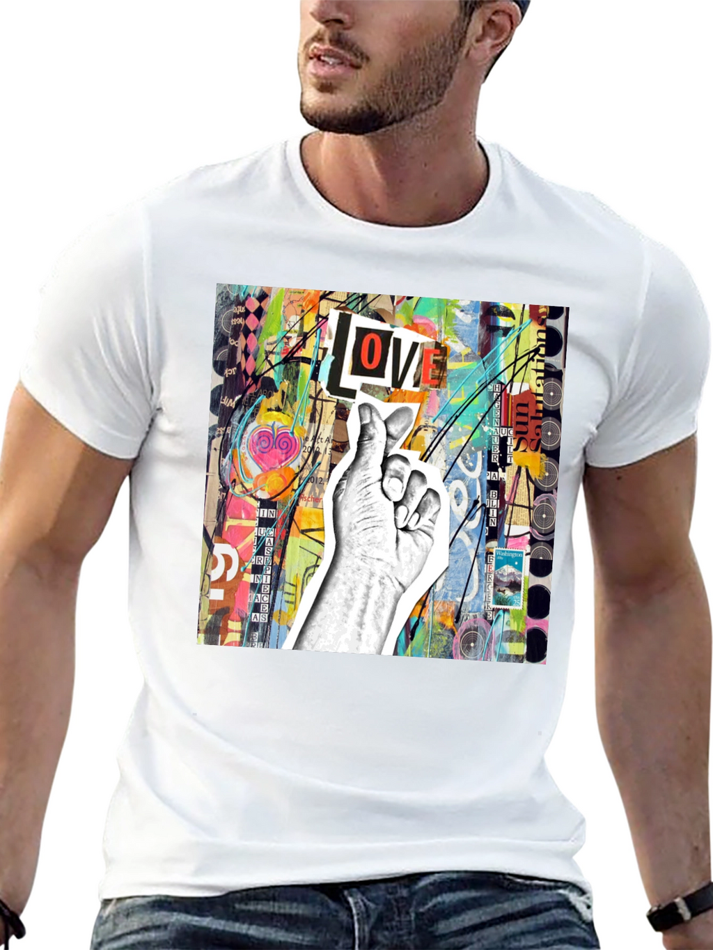 Abstract Love Graphic Tee