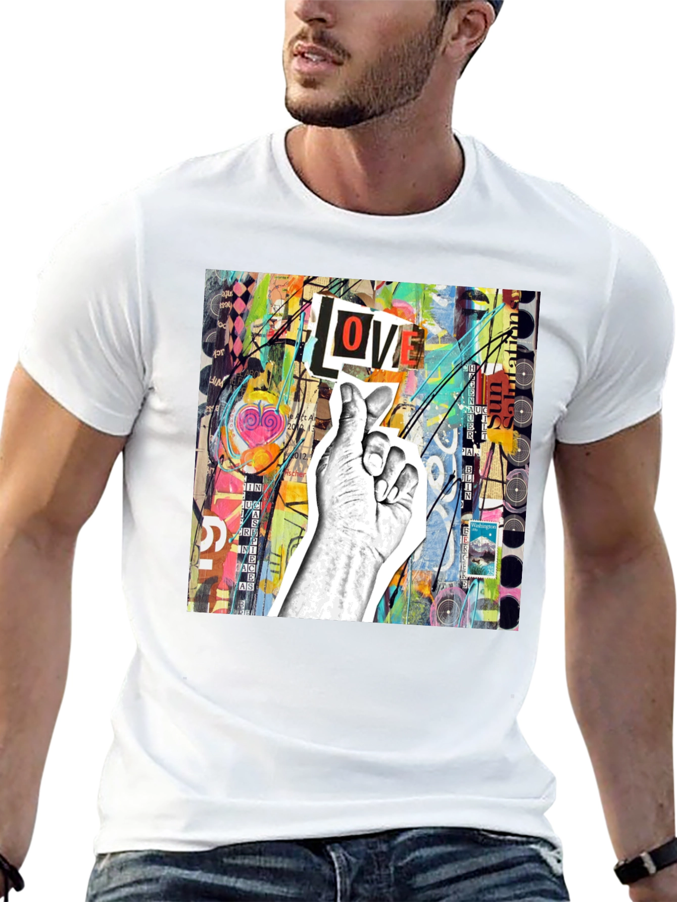 Abstract Love Graphic Tee