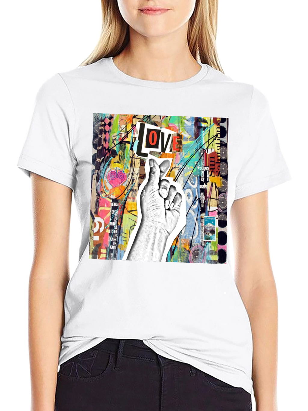 Abstract Love Graphic Tee