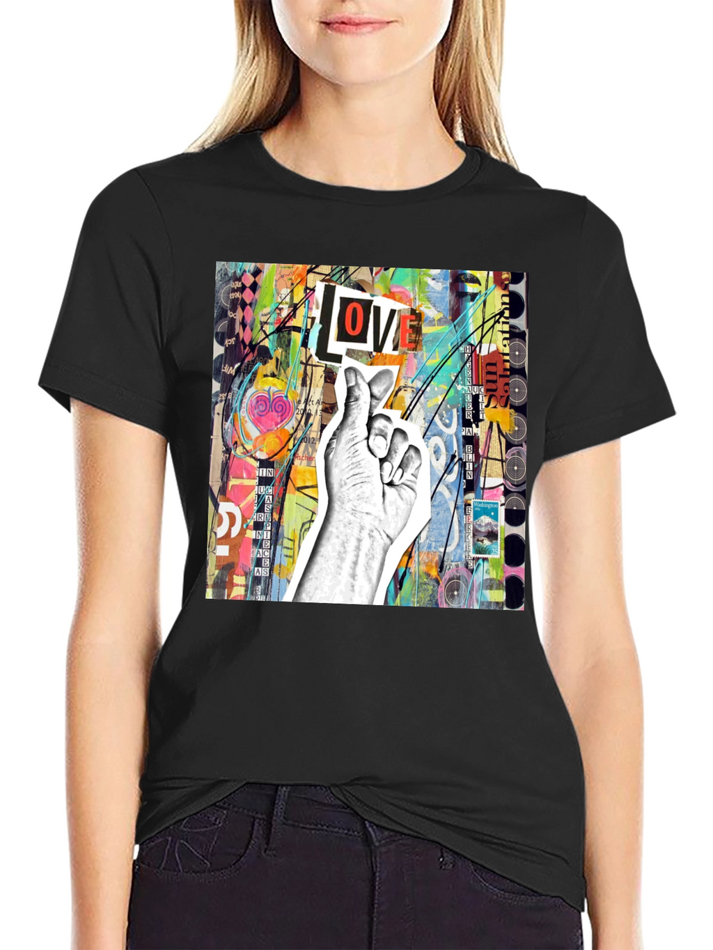 Abstract Love Graphic Tee