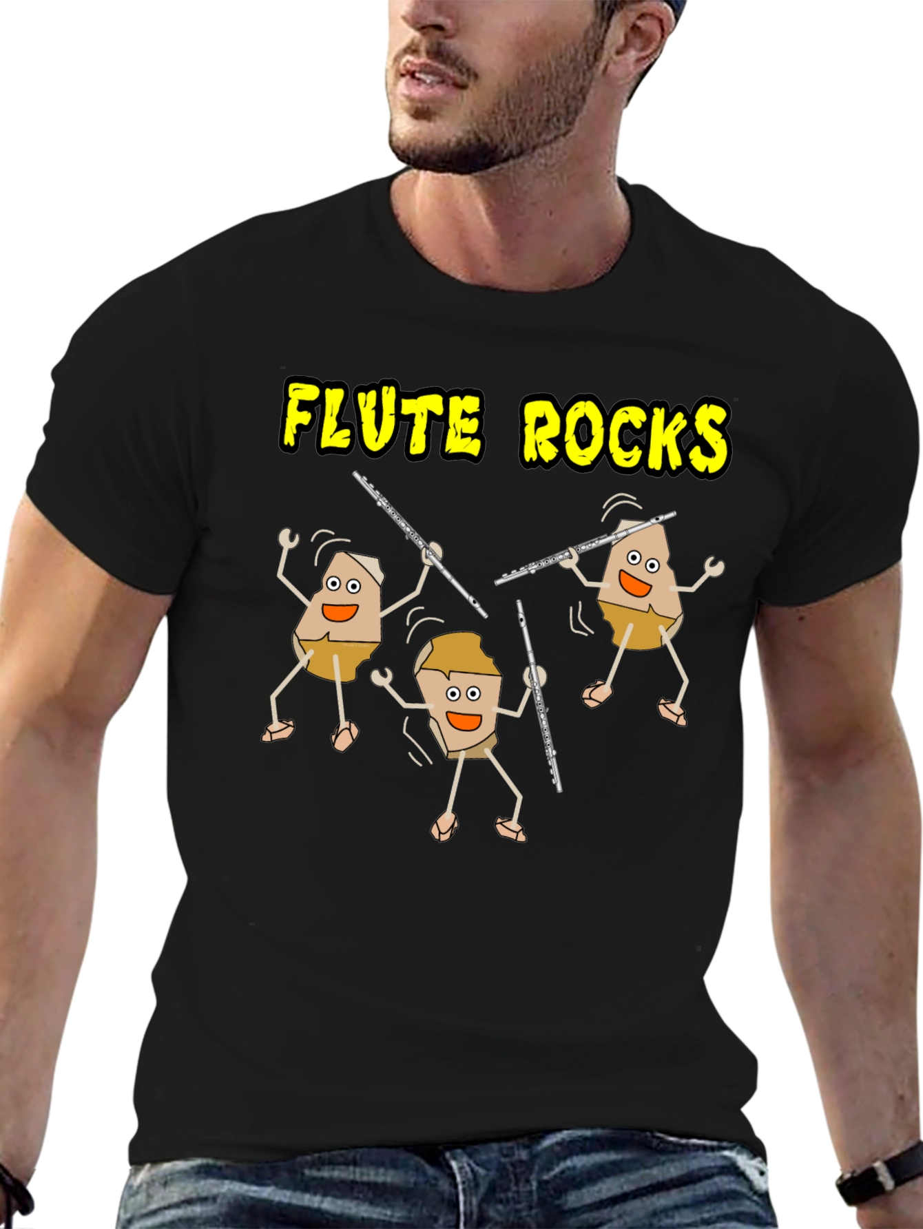 Flute Rocks Graphic Tee
