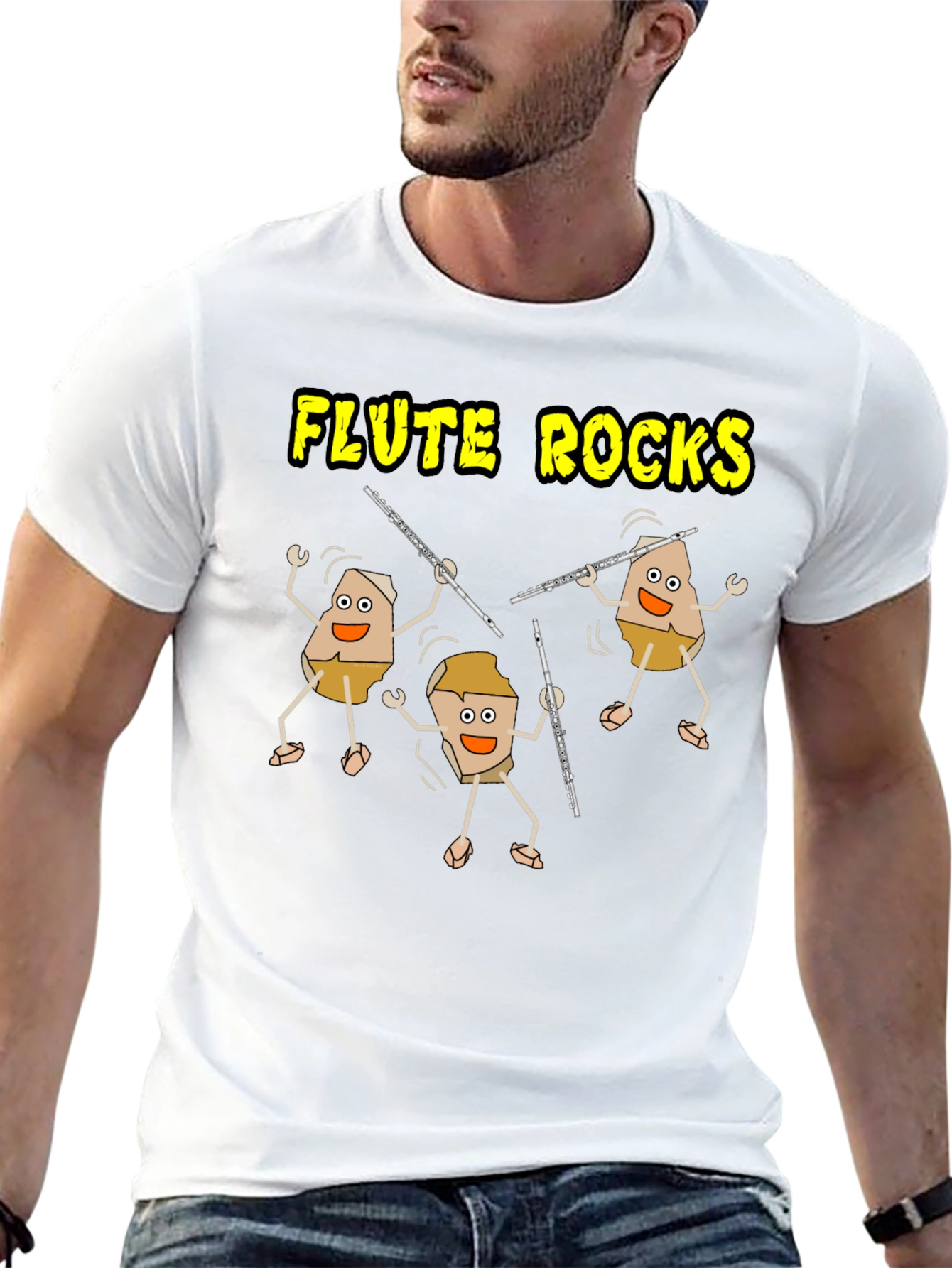 Flute Rocks Graphic Tee