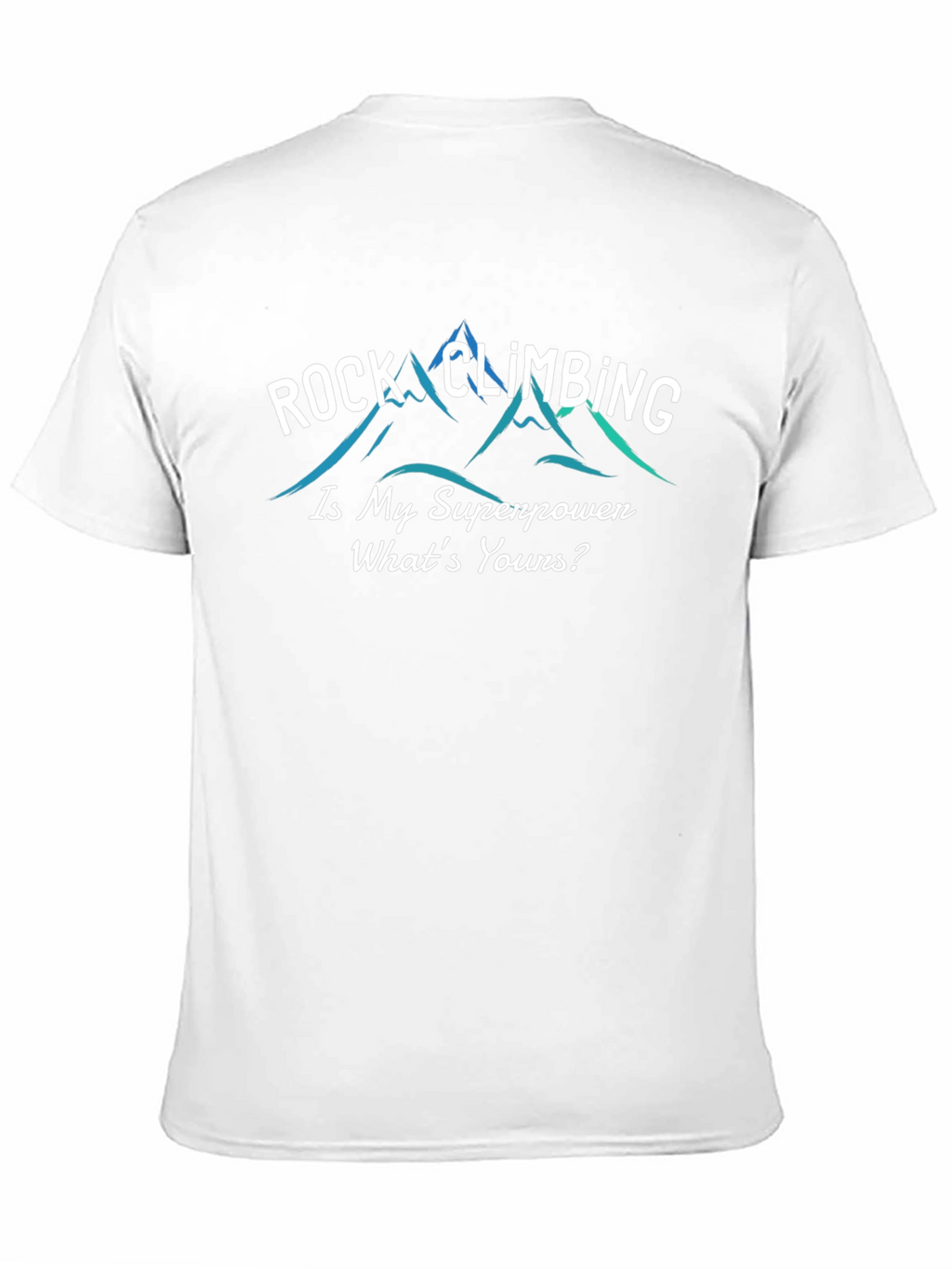 Rock Climbing Superpower T-Shirt - Black