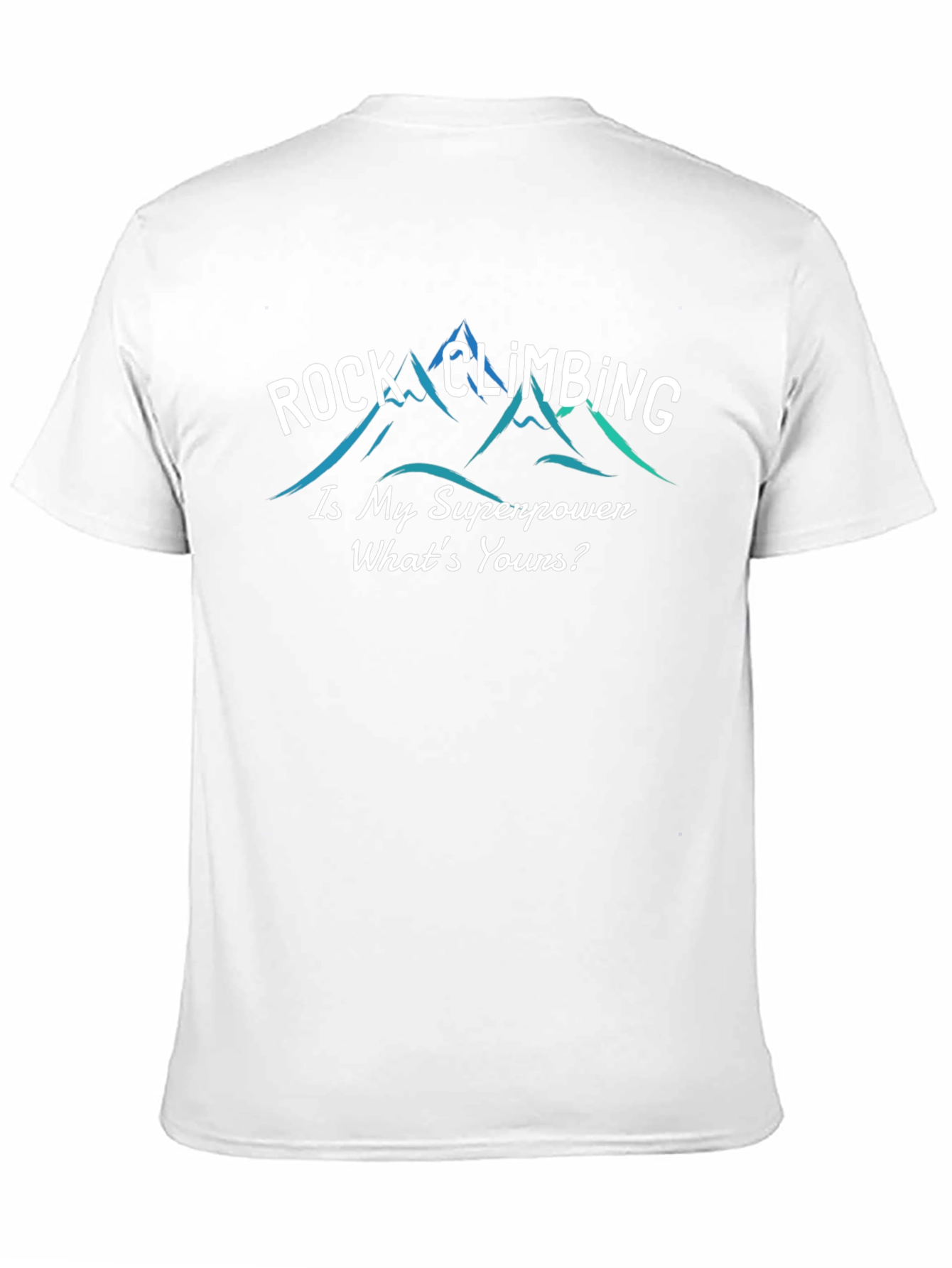 Rock Climbing Superpower T-Shirt - Black