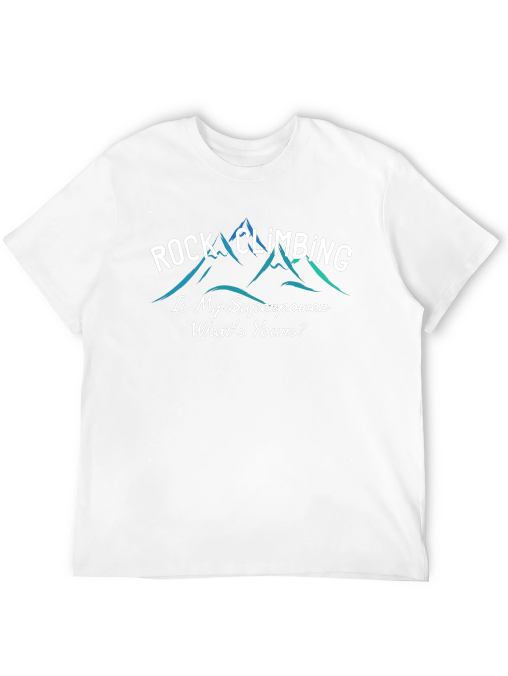 Rock Climbing Superpower T-Shirt - Black