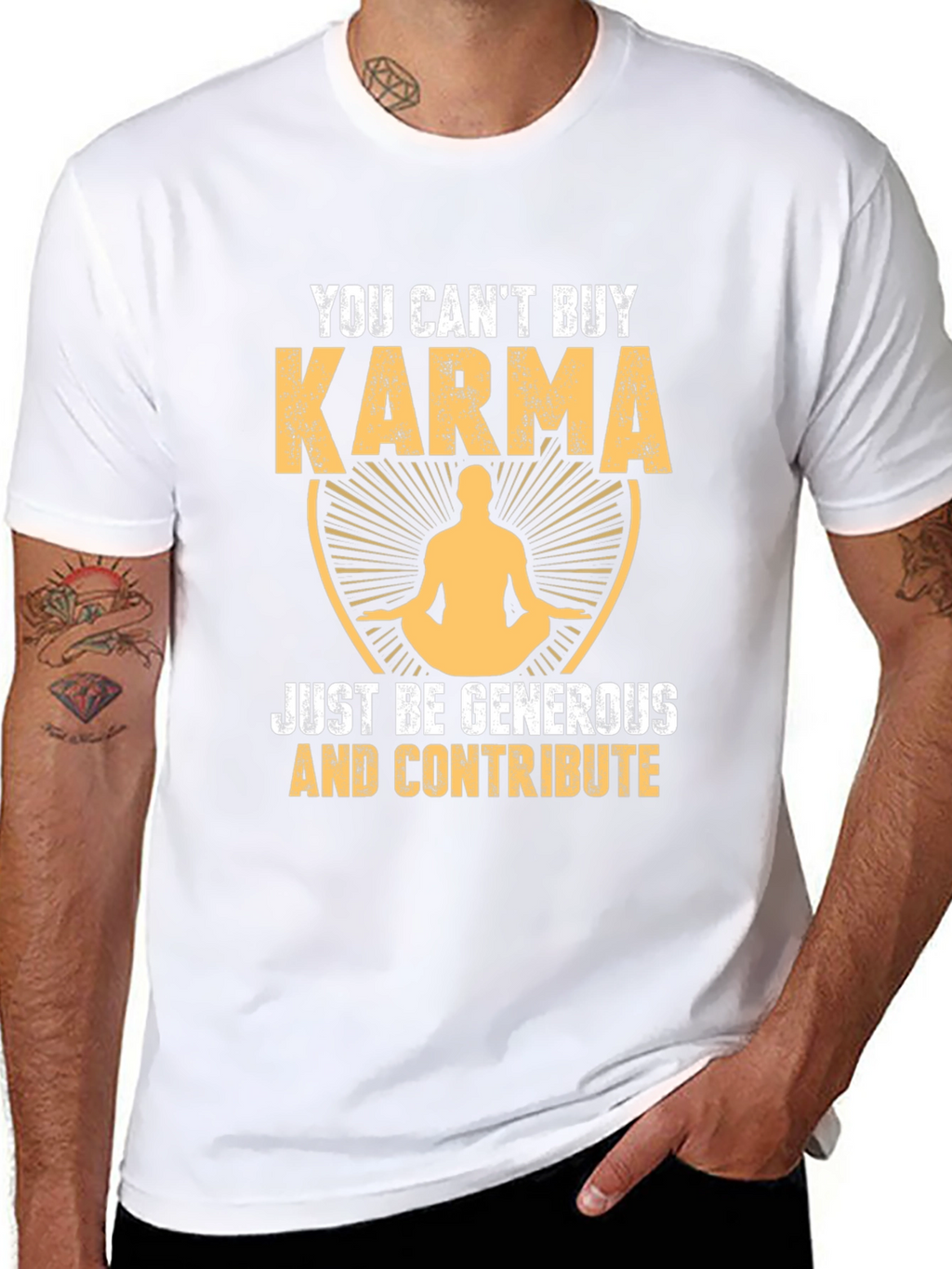 Karma Graphic Tee - Be Generous T-Shirt