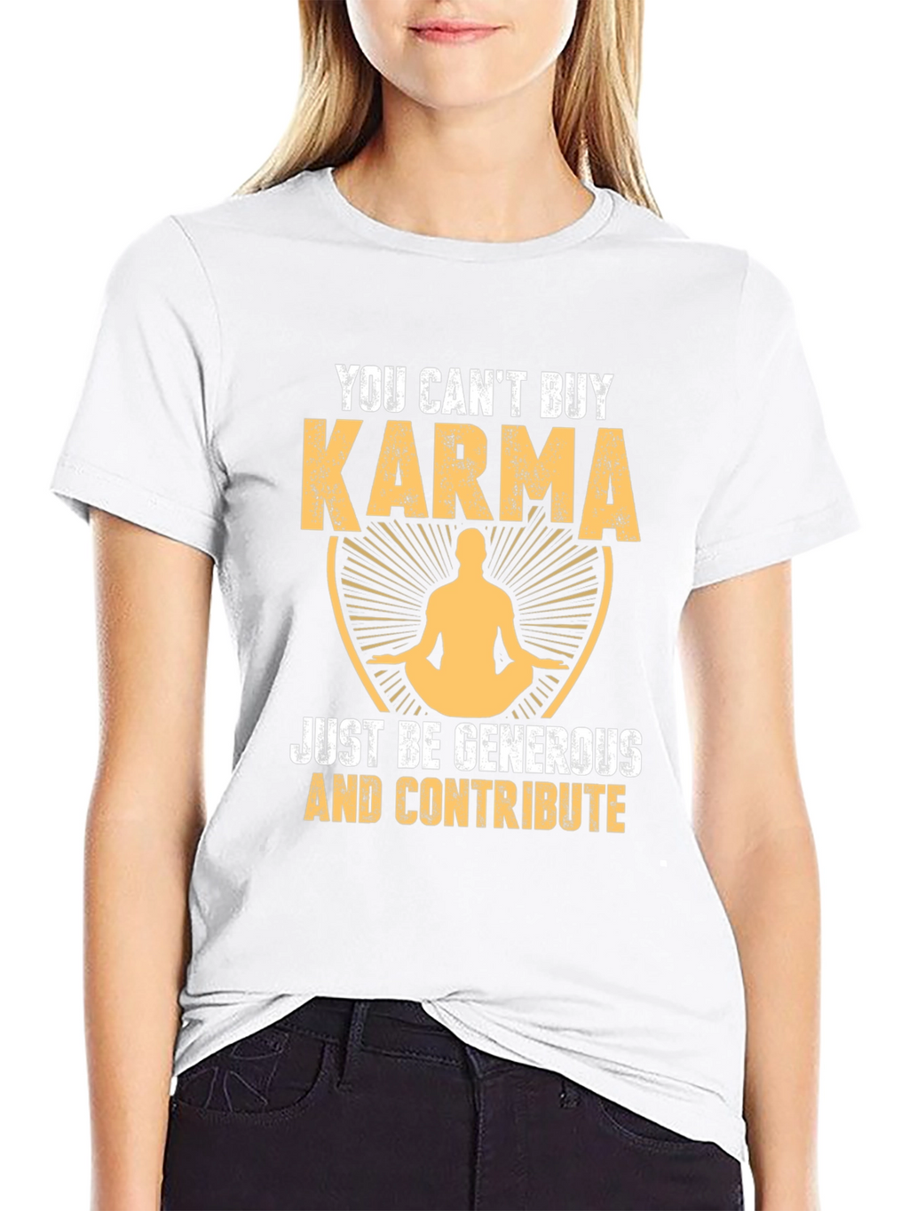 Karma Graphic Tee - Be Generous T-Shirt