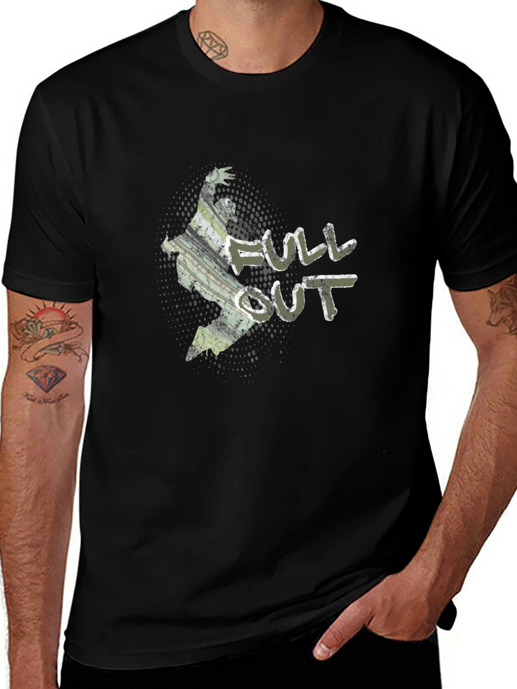 Full Out T-Shirt - Urban Graphic Tee